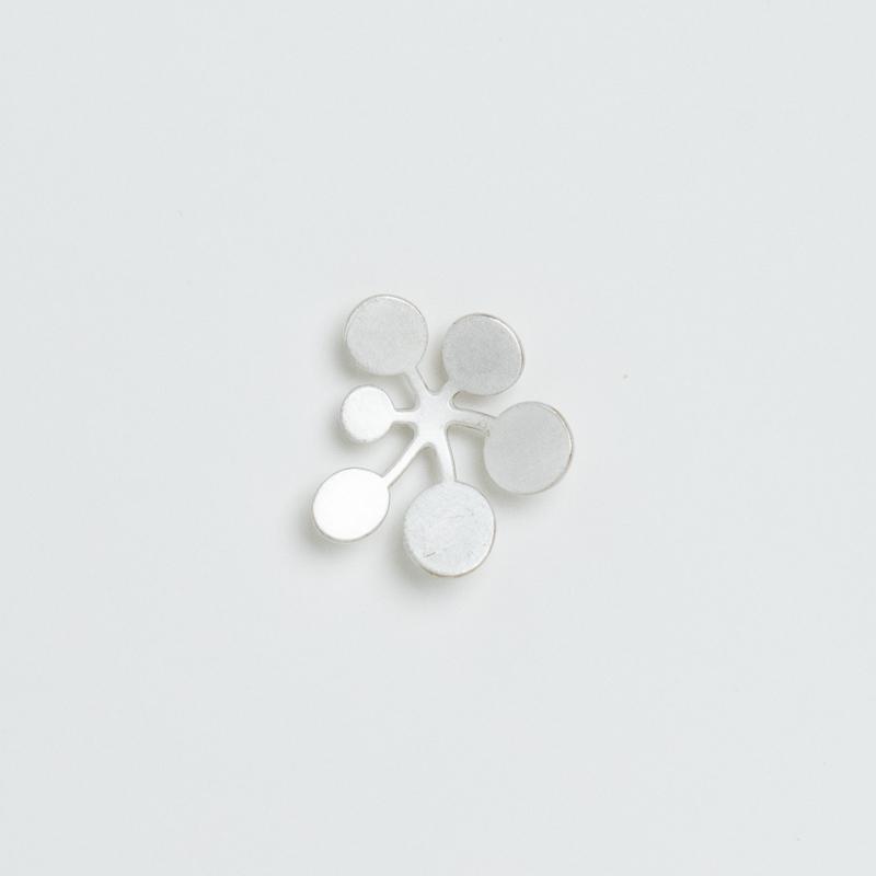 【Brooch】Leaf / Circle L - YURI MIYATA ONLINE STORE