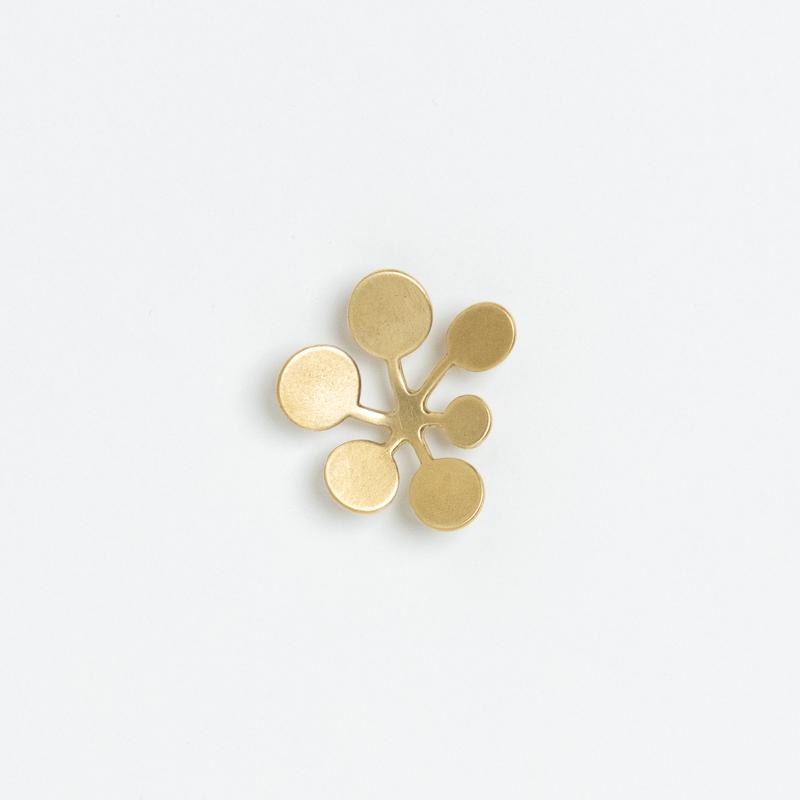 【Brooch】Leaf / Circle L - YURI MIYATA ONLINE STORE