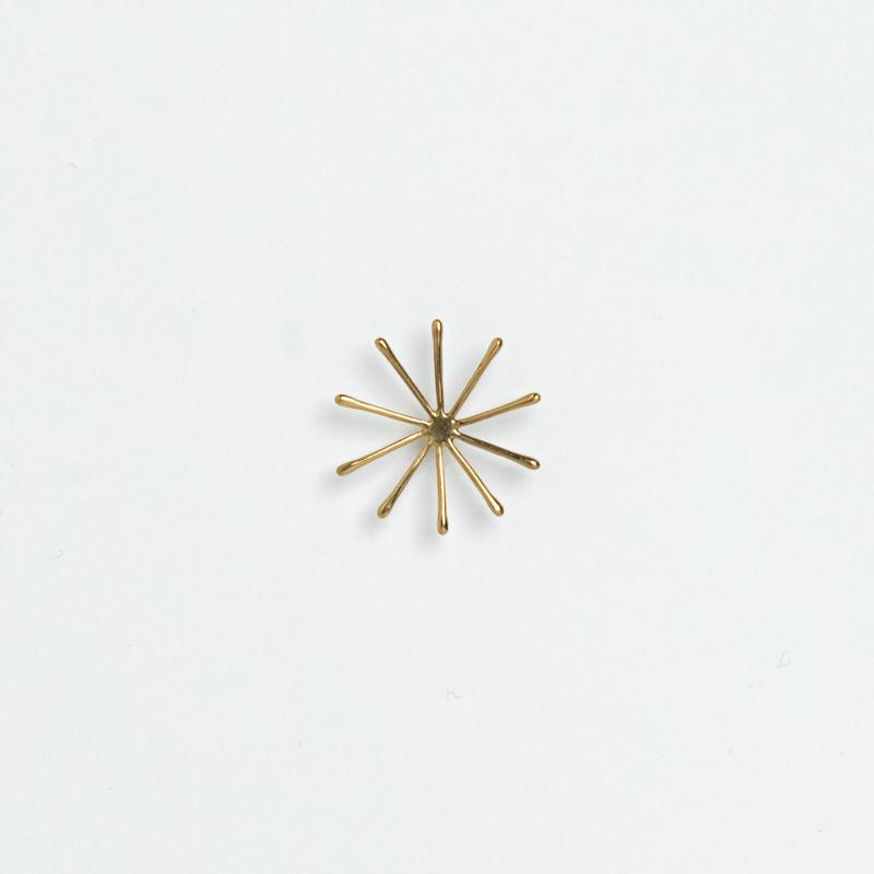 【Brooch】Leaf / Line - YURI MIYATA ONLINE STORE