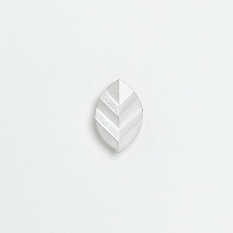 【Brooch】Leaf / Stripe S - YURI MIYATA ONLINE STORE