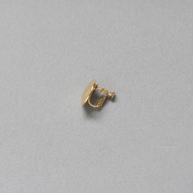 【Stud・Clip-on Earring】Leaf / Round L (single) - YURI MIYATA ONLINE STORE