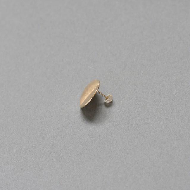 【Stud・Clip-on Earring】Leaf / Round L (single) - YURI MIYATA ONLINE STORE